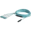 Picture of Startech.Com 10m (30ft) Mtp(F)/Pc To 4x Lc/Pc Duplex Breakout OM3 Multimode Fiber Optic Cable, Ofnp Plenum, 40G Networks, Low Insertion Loss - Fiber Jumper Cord - Mpo8lcpl10m