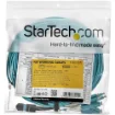 Picture of Startech.Com 10m (30ft) Mtp(F)/Pc To 4x Lc/Pc Duplex Breakout OM3 Multimode Fiber Optic Cable, Ofnp Plenum, 40G Networks, Low Insertion Loss - Fiber Jumper Cord - Mpo8lcpl10m