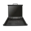 Picture of Startech.Com 8 Port Rackmount Kvm Console W/ 6ft Cables - Integrated Kvm Switch W/ 19" Lcd Monitor - Fully Featured 1U Lcd Kvm Drawer- Osd Kvm - Durable 50,000 Mtbf - Usb + Vga Support - RKCONS1908K