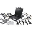 Picture of Startech.Com 8 Port Rackmount Kvm Console W/ 6ft Cables - Integrated Kvm Switch W/ 19" Lcd Monitor - Fully Featured 1U Lcd Kvm Drawer- Osd Kvm - Durable 50,000 Mtbf - Usb + Vga Support - RKCONS1908K