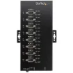 Picture of Startech.Com 8 Port Serial Hub Usb To RS232/RS485/RS422 Adapter - Industrial Usb 2.0 To DB9 Serial Converter Hub - IP30 Rated - Din Rail Mountable Metal Serial Hub - 15kV Esd Protection - ICUSB234858I