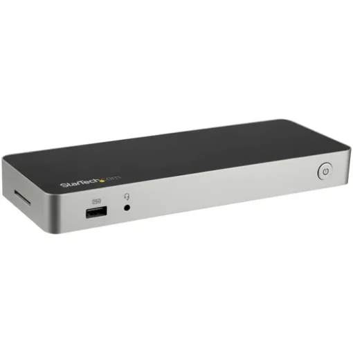 Picture of Startech.Com Usb C Dock - Dual Monitor Hdmi & Displayport 4K 30Hz - Usb Type-C Laptop Docking Station 60W Power Delivery, Sd, 4-Port Usb-A 3.0 Hub, Gbe, Audio - Thunderbolt 3 Compatible - DK30CHDPPDUE