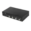 Picture of Startech.Com 4 Port Displayport Kvm Switch - 4K 60Hz - Single Display - Dual Port Uhd Dp 1.2 Usb Kvm Switch with Integrated Usb 2.0 Hub & Audio - Dell, Hp, Apple, Lenovo - Taa Compliant - Sv431dpua2