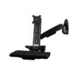 Picture of Startech.Com Wall Mount Workstation - Articulating Full Motion Standing Desk with Ergonomic Height Adjustable Monitor & Keyboard Tray Arm - Mouse & Scanner Holders - Single Vesa Display - WALLSTS1