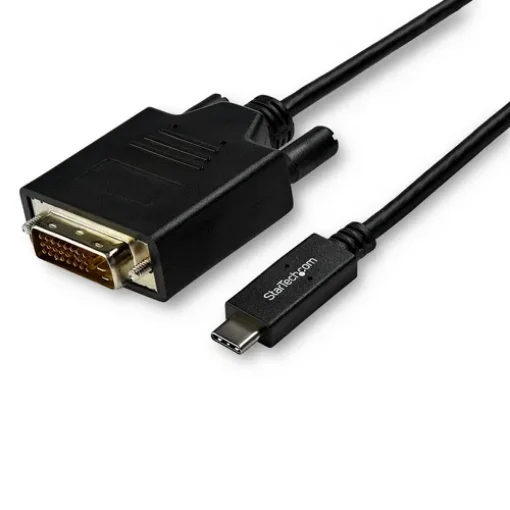 Picture of Startech.Com 10ft (3m) Usb C To Dvi Cable - 1080p (Single Link) Usb Type-C (Dp Alt Mode HBR2) To Dvi-Digital Video Adapter Cable - Works W/ Thunderbolt 3 - Laptop To Dvi Monitor/Display - Cdp2dvi3mbnl