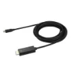 Picture of Startech.Com 10ft (3m) Usb C To Hdmi Cable - 4K 60Hz Usb Type C To Hdmi 2.0 Video Adapter Cable - Thunderbolt 3 Compatible - Laptop To Hdmi Monitor/Display - Dp 1.2 Alt Mode HBR2 - Black - Cdp2hd3mbnl