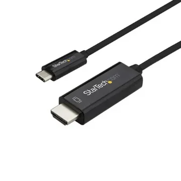 Picture of Startech.Com 6ft (2m) Usb C To Hdmi Cable - 4K 60Hz Usb Type C To Hdmi 2.0 Video Adapter Cable - Thunderbolt 3 Compatible - Laptop To Hdmi Monitor/Display - Dp 1.2 Alt Mode HBR2 - Black - Cdp2hd2mbnl