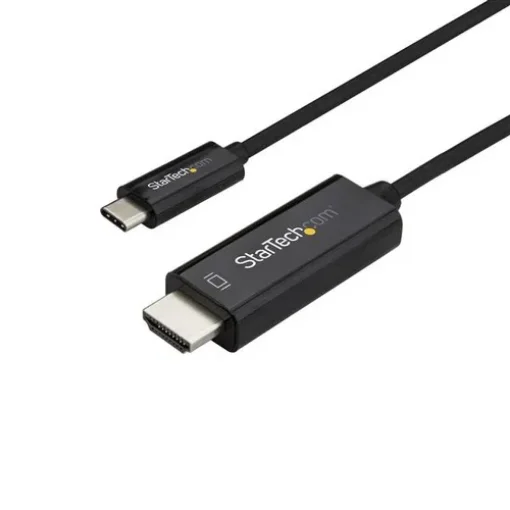 Picture of Startech.Com 6ft (2m) Usb C To Hdmi Cable - 4K 60Hz Usb Type C To Hdmi 2.0 Video Adapter Cable - Thunderbolt 3 Compatible - Laptop To Hdmi Monitor/Display - Dp 1.2 Alt Mode HBR2 - Black - Cdp2hd2mbnl