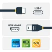 Picture of Startech.Com Usb-C To Mini-Usb Cable - M/M - 2 M (6 Ft.) - Usb 2.0 - Usb2cmb2m