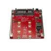 Picture of Startech.Com Dual-Slot M.2 Drive To Sata Adapter for 2.5" Drive Bay - Raid - S322m225r