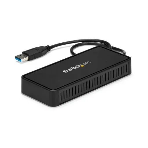 Picture of Startech.Com Usb 3.0 Mini Dock - Dual Monitor Usb-A Docking Station with Displayport 4K 60Hz Video & Gigabit Ethernet - 1ft (30cm) Cable - Portable Usb 3.1 Gen 1 Type-A Laptop Adapter - USBA2DPGB