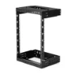 Picture of Startech.Com 15U 19" Wall Mount Network Rack - Adjustable Depth 12-20" 2 Post Open Frame Server Room Rack for Av/Data/ It Communication/Computer Equipment/Switch W/Cage Nuts & Screws - RK15WALLOA