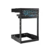 Picture of Startech.Com 15U 19" Wall Mount Network Rack - Adjustable Depth 12-20" 2 Post Open Frame Server Room Rack for Av/Data/ It Communication/Computer Equipment/Switch W/Cage Nuts & Screws - RK15WALLOA