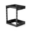 Picture of Startech.Com 12U 19" Wall Mount Network Rack - Adjustable Depth 12-20" 2 Post Open Frame Server Room Rack for Av/Data/ It Communication/Computer Equipment/Switch W/Cage Nuts & Screws - RK12WALLOA