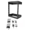 Picture of Startech.Com 12U 19" Wall Mount Network Rack - Adjustable Depth 12-20" 2 Post Open Frame Server Room Rack for Av/Data/ It Communication/Computer Equipment/Switch W/Cage Nuts & Screws - RK12WALLOA
