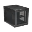 Picture of Startech.Com 4-Post 12U Wall Mount Network Cabinet with 1U Shelf, 19" Hinged Wall-Mounted Server Rack for Data / Av / Electronics / Computer Equipment, Flexible Vented Rack Enclosure - RK1232WALHM