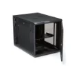 Picture of Startech.Com 4-Post 12U Wall Mount Network Cabinet with 1U Shelf, 19" Hinged Wall-Mounted Server Rack for Data / Av / Electronics / Computer Equipment, Flexible Vented Rack Enclosure - RK1232WALHM