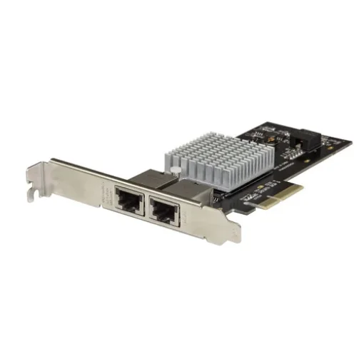 Picture of Startech.Com Dual Port 10G Pcie Network Adapter Card - Intel-X550AT 10GBASE-T & Nbase-T Pci Express Network Interface Adapter 10/5/2.5/1GbE Multi Gigabit Ethernet 5 Speed Nic Lan Card - ST10GPEXNDPI