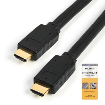 Picture of Startech.Com 15ft (5m) Premium Certified Hdmi 2.0 Cable with Ethernet - High Speed Ultra Hd 4K 60Hz Hdmi Cable HDR10 - Long Hdmi Cord (Male/Male Connectors) - for Uhd Monitors, Tvs, Displays - HDMM5MP