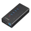 Picture of Startech.Com 7 Port Usb C Hub - Usb Type-C To 2x USB-C/5x Usb-A - Commercial Metal Usb 3.0 Hub - Superspeed Usb 3.2 Gen 1 (5Gbps) - Self Powered - Bc 1.2 Fast Charge - Mountable/Rugged - Hb30c5a2cst