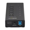 Picture of Startech.Com 7 Port Usb C Hub - Usb Type-C To 2x USB-C/5x Usb-A - Commercial Metal Usb 3.0 Hub - Superspeed Usb 3.2 Gen 1 (5Gbps) - Self Powered - Bc 1.2 Fast Charge - Mountable/Rugged - Hb30c5a2cst