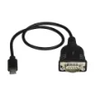 Picture of Startech.Com Usb C To Serial Adapter Cable with Com Port Retention - 16" (40cm) Usb Type C To RS232 (DB9) Serial Converter Cable - for Plcs, Scanners, Printers - Windows/Mac/Linux - ICUSB232PROC
