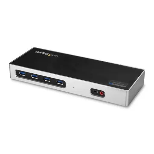Picture of Startech.Com Usb-C & Usb-A Dock - Dual Monitor 4K 60Hz Dock Displayport + Hdmi - Hybrid Usb 3.0 Docking Station for Usb-C or Usb-A Laptops - 6x Usb Type-A, Gbe - Usb 3.1 Gen 1 - Mac/Windows - Dk30a2dh