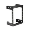 Picture of Startech.Com 12U 19" Wall Mount Network Rack - 12" Deep 2 Post Open Frame Server Room Rack for Data/Av/It/Computer Equipment/Patch Panel with Cage Nuts & Screws 200lb Capacity, Black (RK12WALLO) - RK12WALLO