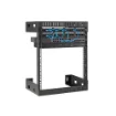 Picture of Startech.Com 12U 19" Wall Mount Network Rack - 12" Deep 2 Post Open Frame Server Room Rack for Data/Av/It/Computer Equipment/Patch Panel with Cage Nuts & Screws 200lb Capacity, Black (RK12WALLO) - RK12WALLO
