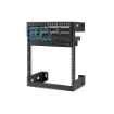 Picture of Startech.Com 12U 19" Wall Mount Network Rack - 12" Deep 2 Post Open Frame Server Room Rack for Data/Av/It/Computer Equipment/Patch Panel with Cage Nuts & Screws 200lb Capacity, Black (RK12WALLO) - RK12WALLO