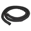 Picture of Startech.Com 6.5' (2m) Cable Management Sleeve - Flexible Coiled Cable Wrap - 1.0-1.5" Dia. Expandable Sleeve - Polyester Cord Manager/Protector/Concealer - Black Trimmable Cable Organizer - Wkstncm