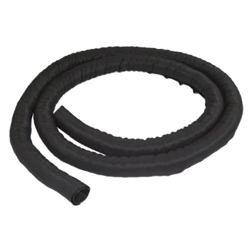 Picture of Startech.Com 6.5' (2m) Cable Management Sleeve - Flexible Coiled Cable Wrap - 1.0-1.5" Dia. Expandable Sleeve - Polyester Cord Manager/Protector/Concealer - Black Trimmable Cable Organizer - Wkstncm