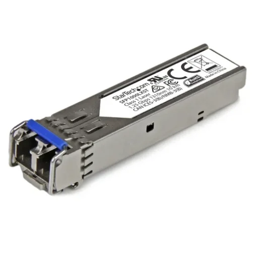 Picture of Startech.Com Msa Compliant Sfp Transceiver Module - 1000BASE-LX~MSA Uncoded Sfp Module - 1000BASE-LX - 1GbE Single Mode Fiber (Smf) Optic Transceiver - 1GE Gigabit Ethernet Sfp - Lc 10km - 1310nm - Ddm - SFP1000LXST