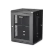 Picture of Startech.Com 4-Post 15U Wall Mount Network Cabinet with 1U Shelf, 19" Hinged Wall-Mounted Server Rack for Data / Av / Electronics / Computer Equipment, Flexible Vented Rack Enclosure - RK1520WALHM