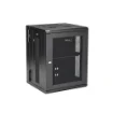 Picture of Startech.Com 4-Post 15U Wall Mount Network Cabinet with 1U Shelf, 19" Hinged Wall-Mounted Server Rack for Data / Av / Electronics / Computer Equipment, Flexible Vented Rack Enclosure - RK1520WALHM