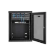 Picture of Startech.Com 4-Post 15U Wall Mount Network Cabinet with 1U Shelf, 19" Hinged Wall-Mounted Server Rack for Data / Av / Electronics / Computer Equipment, Flexible Vented Rack Enclosure - RK1520WALHM