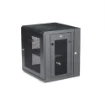 Picture of Startech.Com 4-Post 12U Wall Mount Network Cabinet with 1U Shelf, 19" Hinged Wall-Mounted Server Rack for Data / Av / Electronics / Computer Equipment, Flexible Vented Rack Enclosure - RK12WALHM