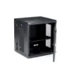 Picture of Startech.Com 4-Post 12U Wall Mount Network Cabinet with 1U Shelf, 19" Hinged Wall-Mounted Server Rack for Data / Av / Electronics / Computer Equipment, Flexible Vented Rack Enclosure - RK12WALHM