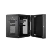 Picture of Startech.Com 4-Post 12U Wall Mount Network Cabinet with 1U Shelf, 19" Hinged Wall-Mounted Server Rack for Data / Av / Electronics / Computer Equipment, Flexible Vented Rack Enclosure - RK12WALHM