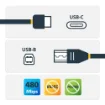 Picture of Startech.Com Usb-C To Usb-B Printer Cable - M/M - 0.5 M - Usb 2.0 - Usb2cb50cm