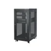 Picture of Startech.Com 4-Post 24U Server Rack Cabinet, Lockable 19" Data Rack Cabinet for Computer / Av / It Equipment, Office / Home Network Rack with Casters & Adjustable Mounting Rails - RK2433BKM