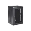 Picture of Startech.Com 4-Post 18U Wall Mount Network Cabinet with 1U Shelf, 19" Hinged Wall-Mounted Server Rack for Data / Av / Electronics / Computer Equipment, Flexible Vented Rack Enclosure - RK1820WALHM
