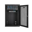 Picture of Startech.Com 4-Post 18U Wall Mount Network Cabinet with 1U Shelf, 19" Hinged Wall-Mounted Server Rack for Data / Av / Electronics / Computer Equipment, Flexible Vented Rack Enclosure - RK1820WALHM
