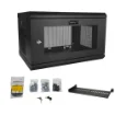 Picture of Startech.Com 2-Post 6U Wall Mount Network Cabinet with 1U Shelf, 19" Wall-Mounted Server Rack for Data / Networking / Av / Electronics / Computer Equipment, Small Vented Rack Enclosure - RK616WALM