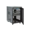 Picture of Startech.Com 4-Post 18U Server Rack Cabinet, Lockable 19" Data Rack Cabinet for Computer / Av / It Equipment, Office / Home Network Rack with Casters & Adjustable Mounting Rails - RK1833BKM