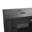Picture of Startech.Com 4-Post 12U Server Rack Cabinet, Lockable 19" Data Rack Cabinet for Computer / Av / It Equipment, Office / Home Network Rack with Casters & Adjustable Mounting Rails - RK1233BKM