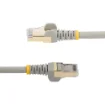 Picture of Startech.Com 0.50m CAT6a Ethernet Cable - 10 Gigabit Shielded Snagless RJ45 100W Poe Patch Cord - 10GbE Stp Network Cable W/Strain Relief - Grey Fluke Tested/Wiring Is Ul Certified/Tia - 6Aspat50cmgr