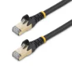 Picture of Startech.Com 3m CAT6a Ethernet Cable - 10 Gigabit Shielded Snagless RJ45 100W Poe Patch Cord - 10GbE Stp Network Cable W/Strain Relief - Black Fluke Tested/Wiring Is Ul Certified/Tia - 6Aspat3mbk