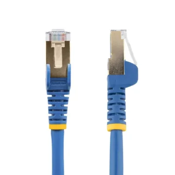 Picture of Startech.Com 2m CAT6a Ethernet Cable - 10 Gigabit Shielded Snagless RJ45 100W Poe Patch Cord - 10GbE Stp Network Cable W/Strain Relief - Blue Fluke Tested/Wiring Is Ul Certified/Tia - 6Aspat2mbl