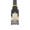 Picture of Startech.Com 2m CAT6a Ethernet Cable - 10 Gigabit Shielded Snagless RJ45 100W Poe Patch Cord - 10GbE Stp Network Cable W/Strain Relief - Black Fluke Tested/Wiring Is Ul Certified/Tia - 6Aspat2mbk